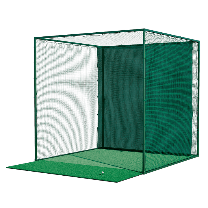 linkscube Golf Practice Net Cage - Open Golfer