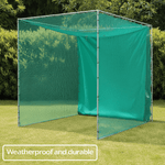 Pro Golf Cage & Hitting Mat Bundle | 3m × 3m × 3m