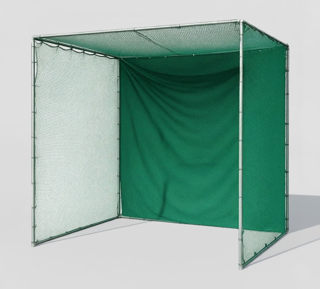 linkscube Lite | Golf Practice Cage (3m X 3m) - Open Golfer