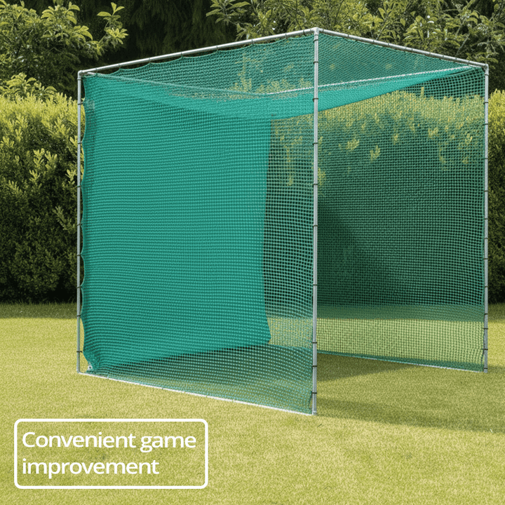 linkscube Lite | Golf Practice Cage (3m X 3m) - Open Golfer