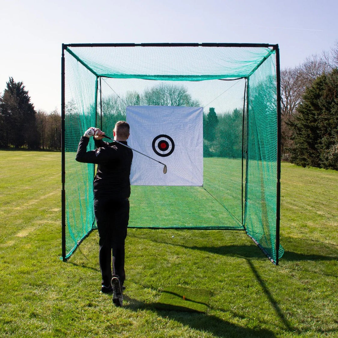 linkscube Lofi - Golf Cage (3m x 3m x 3m) - Open Golfer