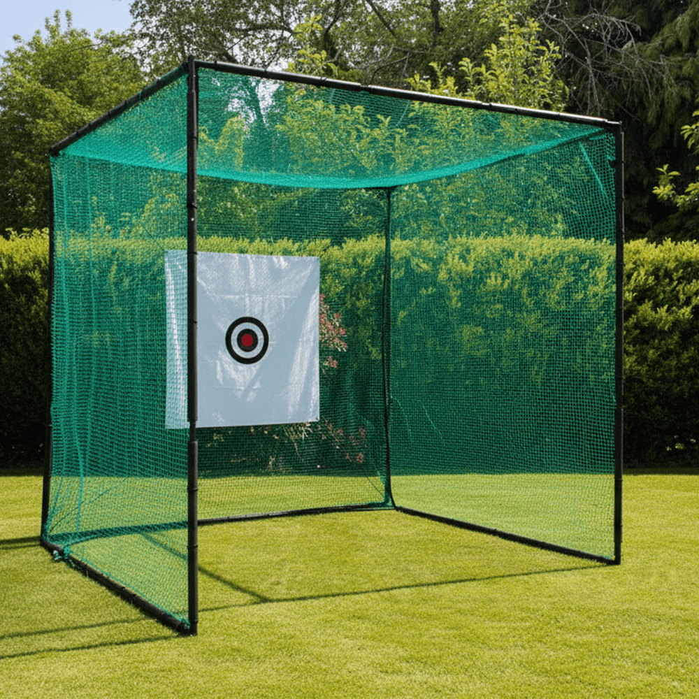 linkscube Lofi - Golf Cage (3m x 3m x 3m) - Open Golfer