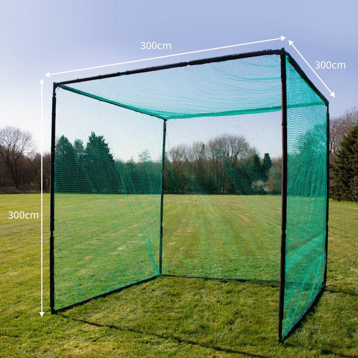 linkscube Lofi - Golf Cage (3m x 3m x 3m) - Open Golfer