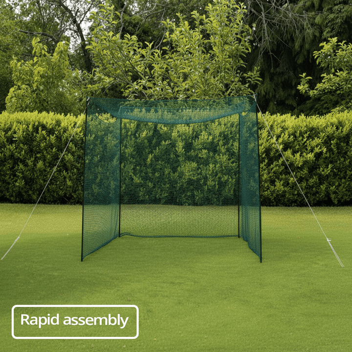 linkscube Portanet golf cage (3m x 3m x 3m) - Open Golfer