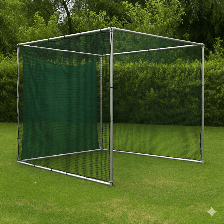 linkscube XL - Single Bay Golf Cage (3m x 3m x 3.8m) - Open Golfer