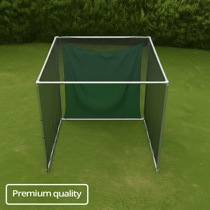 linkscube XL - Single Bay Golf Cage (3m x 3m x 3.8m) - Open Golfer