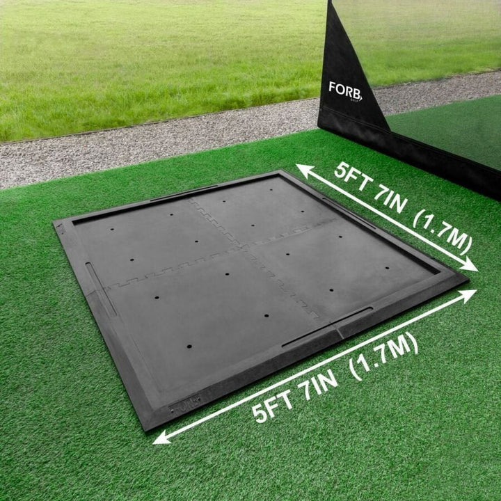 FORB Rubber Golf Mat Bases [2x Sizes]