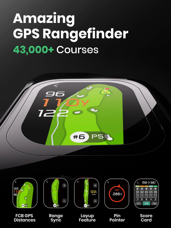MILESEEY GenePro G1 Touchscreen & GPS Rangefinder - Open Golfer