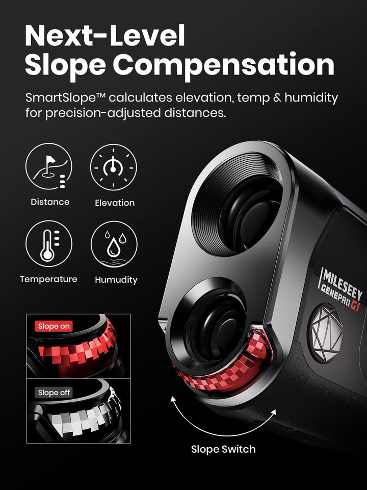 MILESEEY GenePro G1 Touchscreen & GPS Rangefinder - Open Golfer
