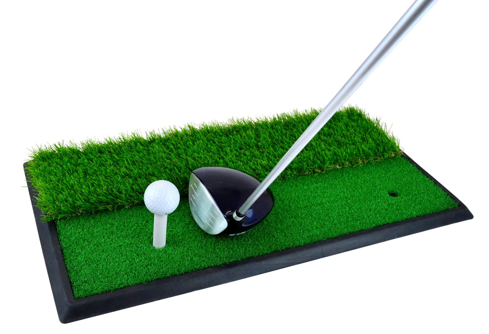 PGA TOUR Launch Pad Pro 2 In 1 Mat - Open Golfer