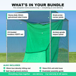 What's included in the Pro Golf Cage bundle