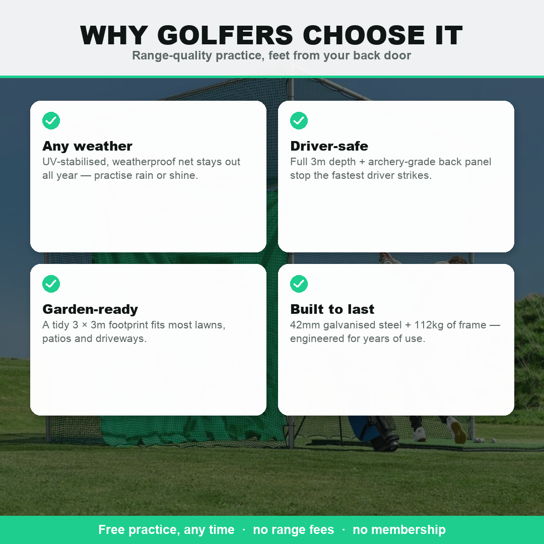 Why golfers choose the Pro Golf Cage