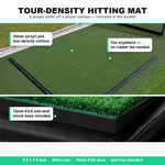Tour-density hitting mat included with the Pro Golf Cage