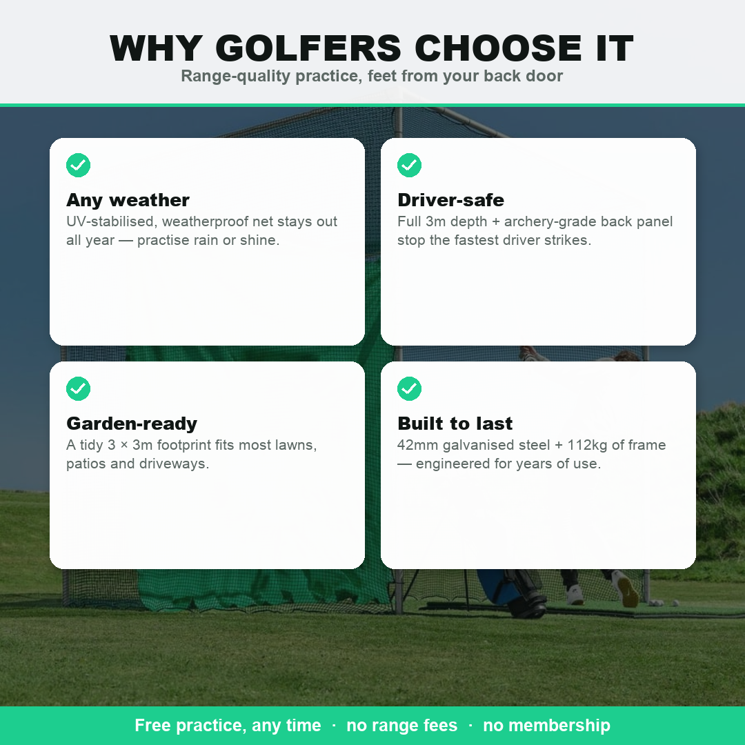 Why golfers choose the Pro Golf Cage