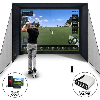 Square Golf simulator room