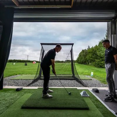 SimSpace Deluxe Golf Practice Net 10Ft Wide - Open Golfer