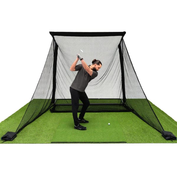 SimSpace Deluxe Golf Practice Net 10Ft Wide - Open Golfer