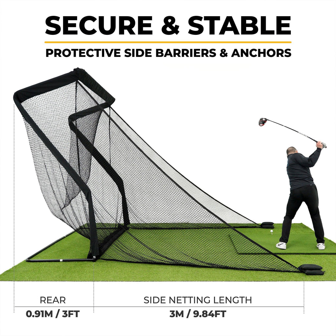 SimSpace Deluxe Golf Practice Net — 10ft Wide