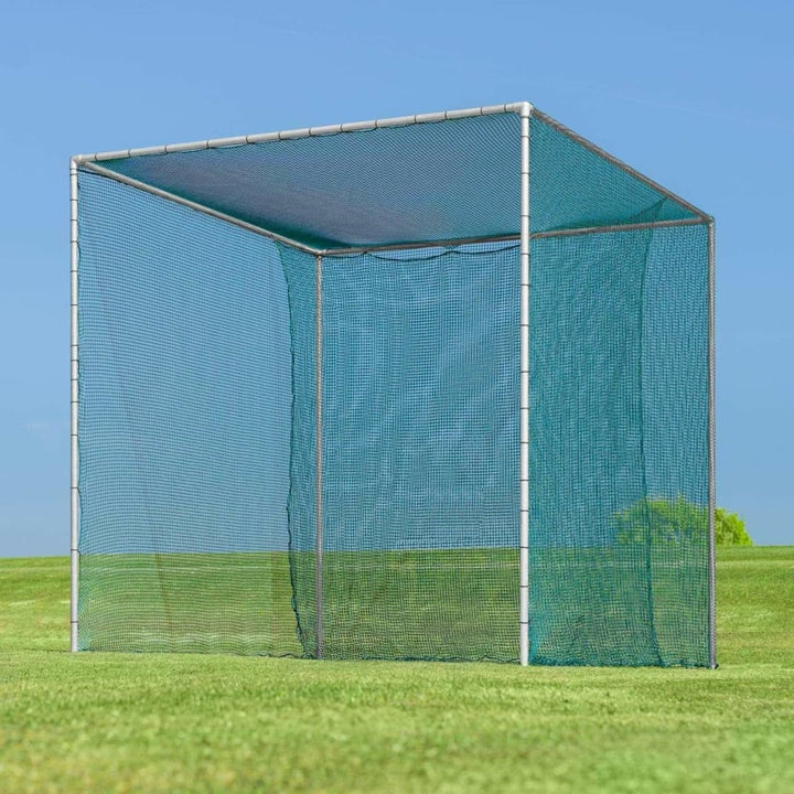 Standard Golf Cage & Hitting Mat Bundle 34mm