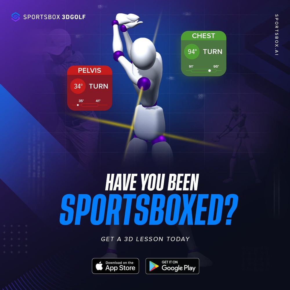 Sportsbox AI 3D Player - Open Golfer