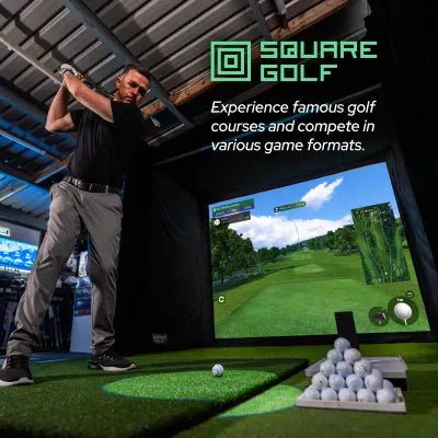 Square Golf Launch Monitor - Open Golfer