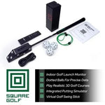 Square Golf Golf Simulator Package — Enclosure, Impact Screen & Mat (No Projector) | UK