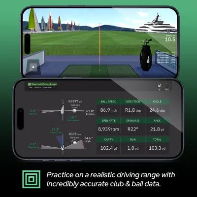 Square Golf Launch Monitor - Open Golfer
