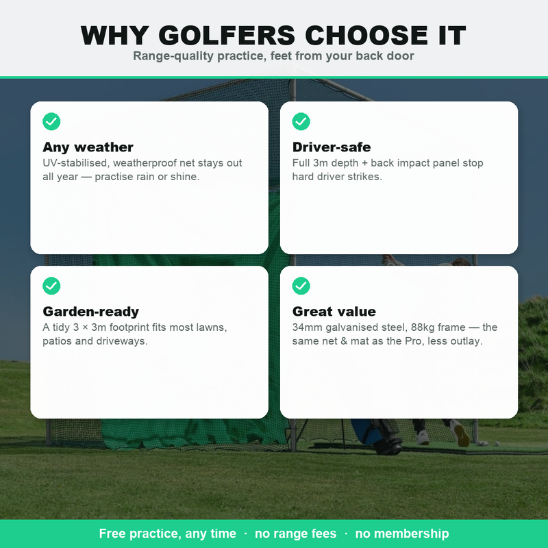 Why golfers choose the Standard Golf Cage