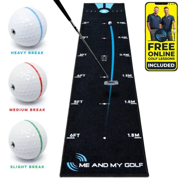 The Breaking Ball Putting Mat (7.5 feet) - Open Golfer